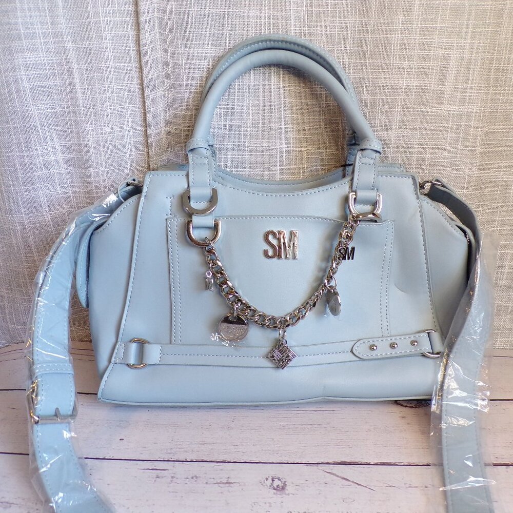 Steve Madden BCharmy Purse, Blue Haze Satchel